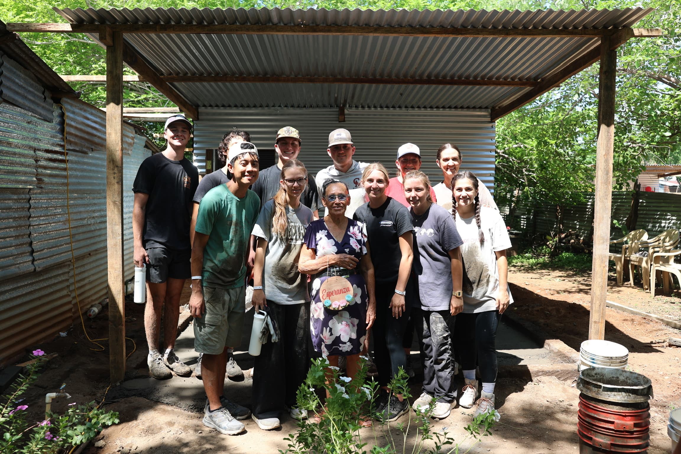 A Harbour missions team serving in Central America