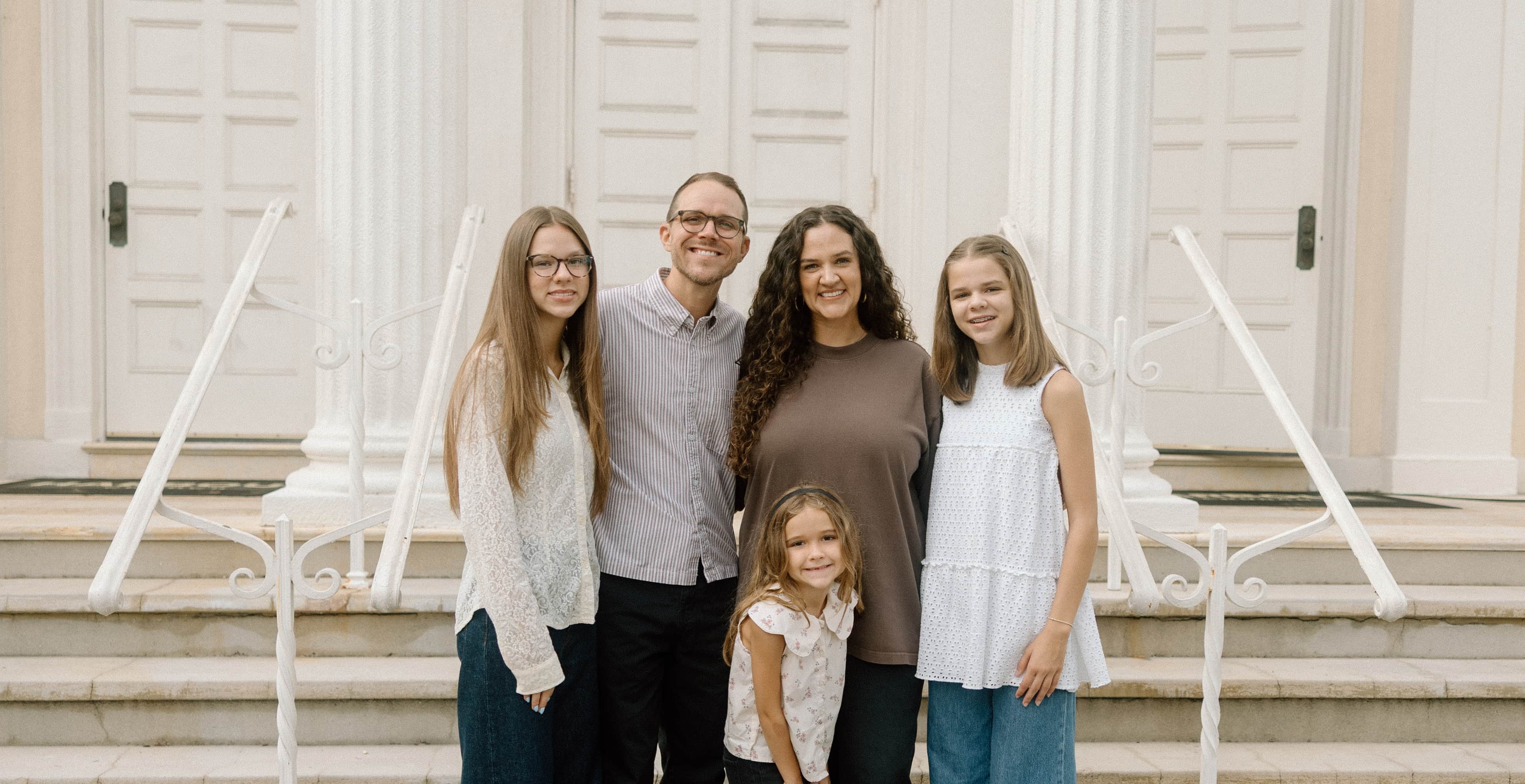 Jordan and Kristin Rippy with their daughters